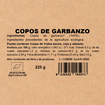 Copos de Garbanzo BIO Naturgreen 225 g