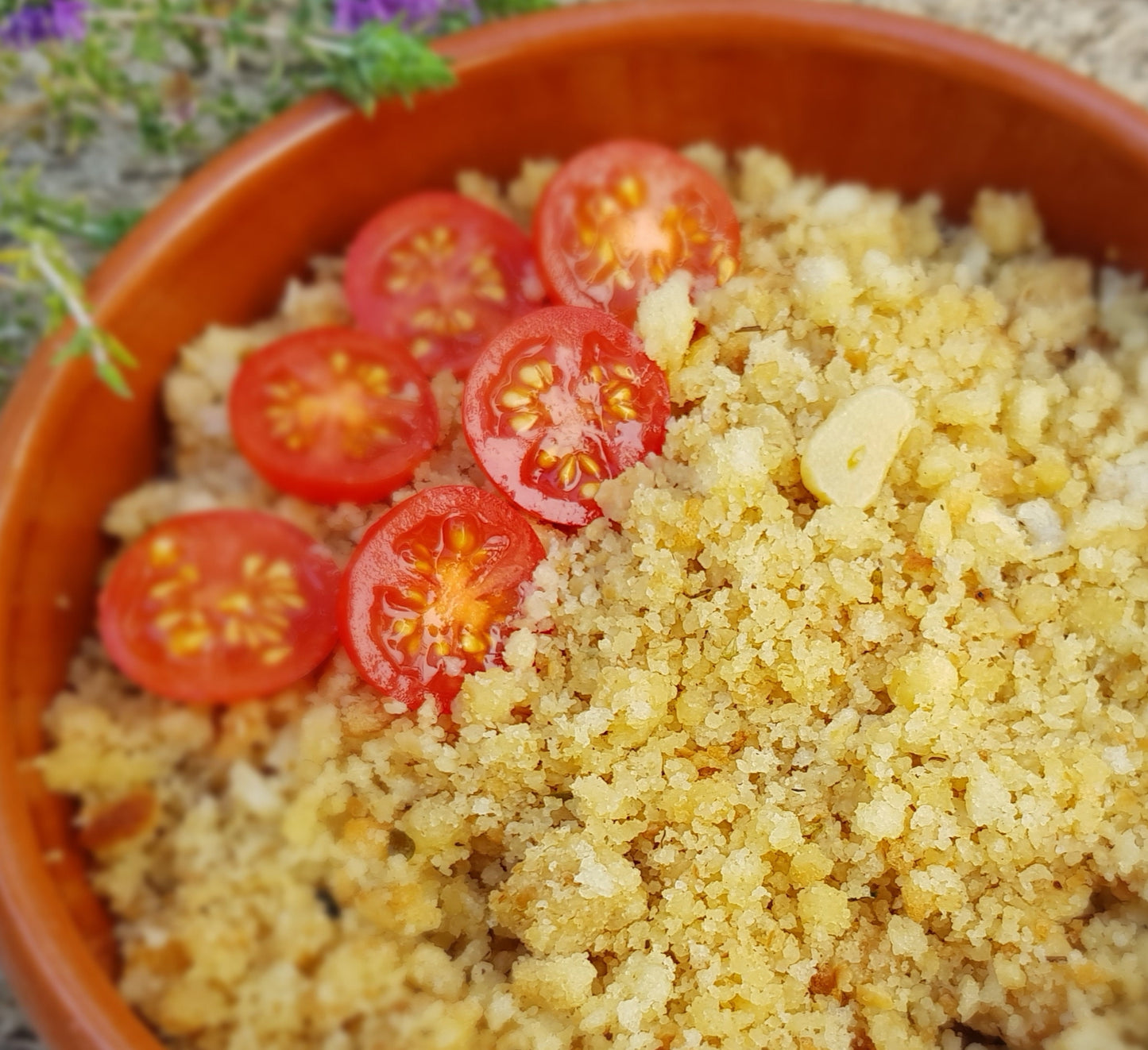 Migas De Pan Cateto Al Tomillo