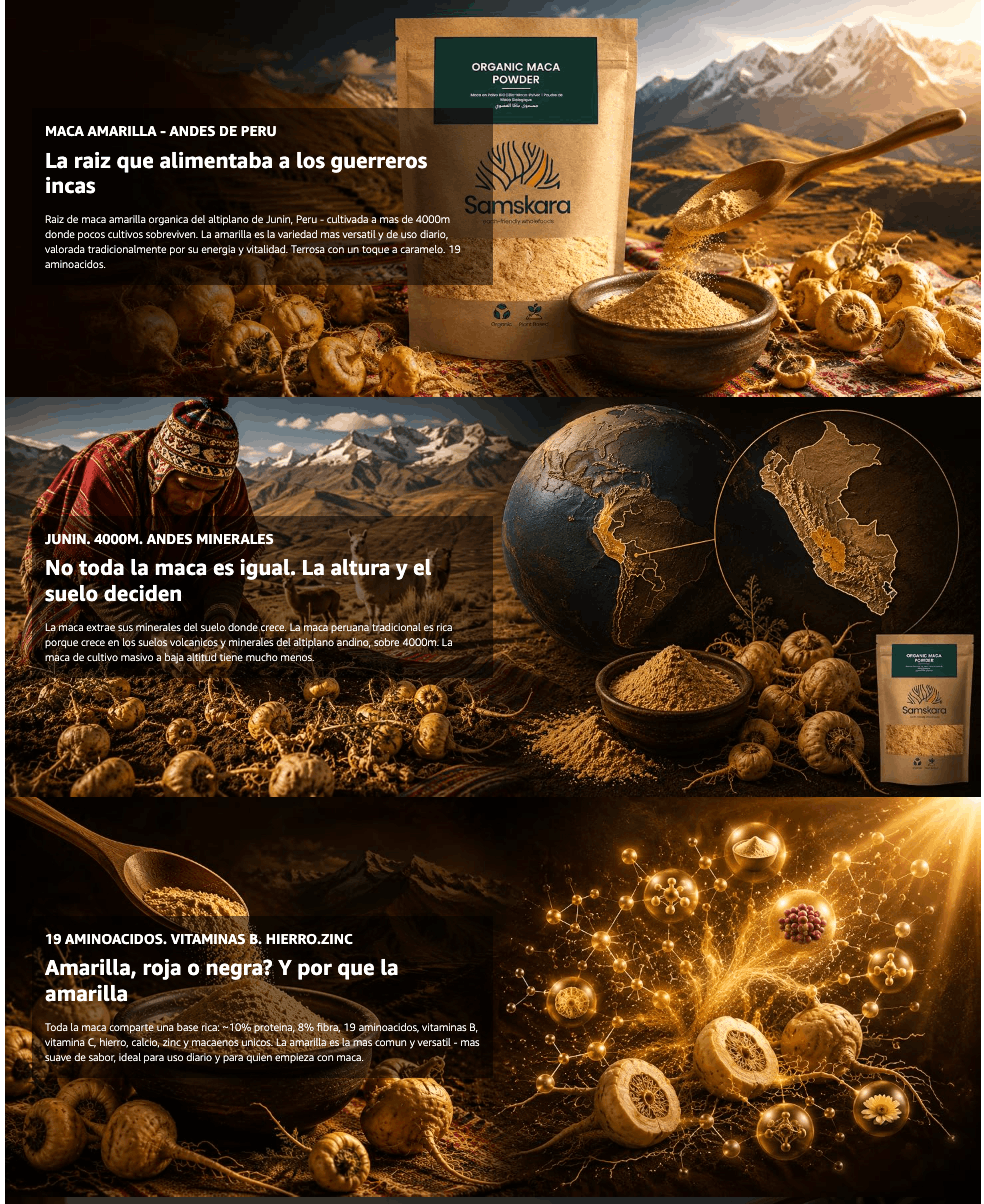 Maca En Polvo Bio - 4kg | Superalimento Ecológico Vegano Para Batidos, Smoothies Y Zumos, Sin Azúcares Añadidos_4
