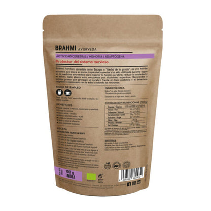 Brahmi Raw Sin Gluten Bio 100g_1