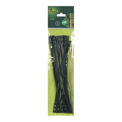 Pack 20 Bridas De Plastico Para Tutores Fix 35 Cm Verde Nortene_0