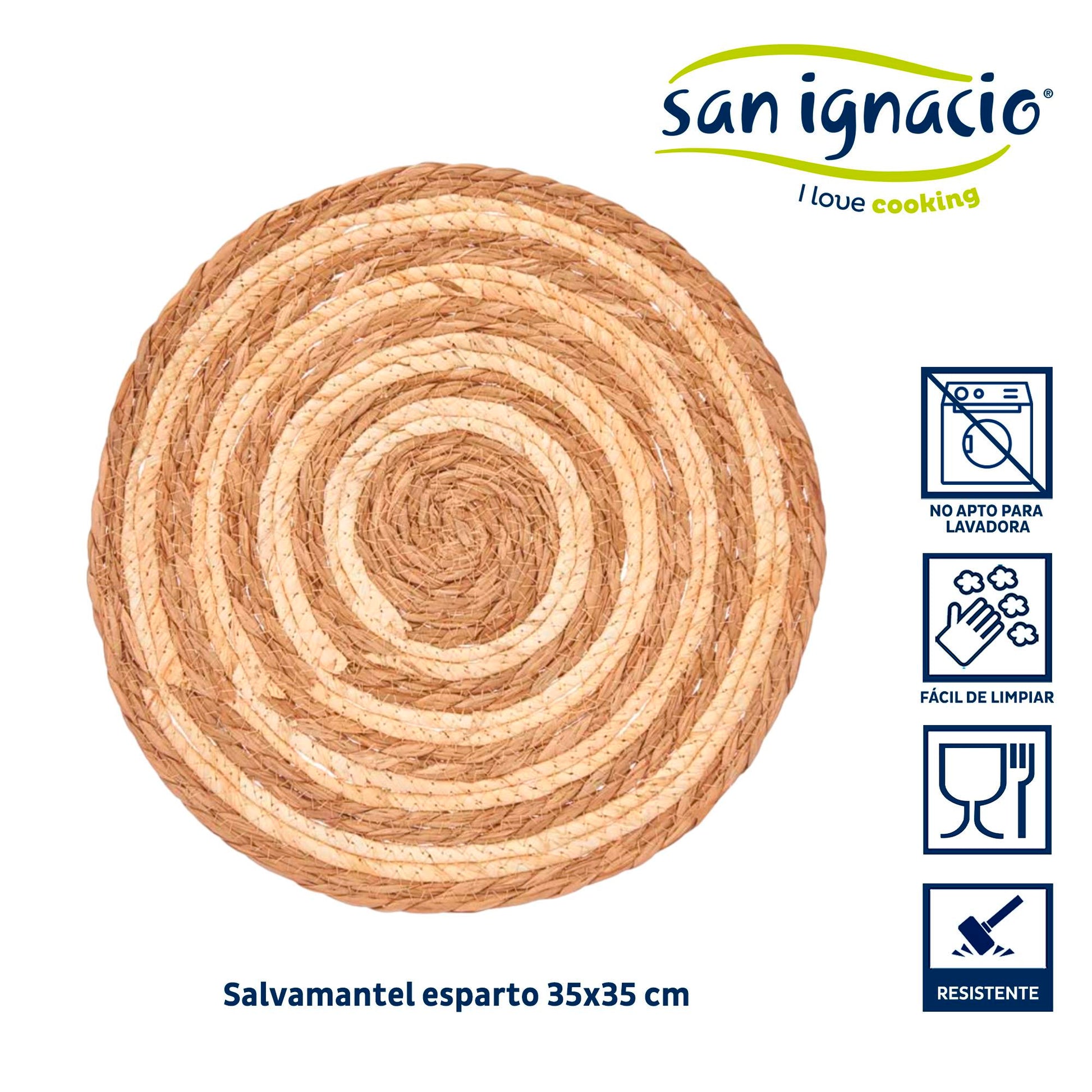 Salvamantel Esparto Bicolor 35cm Colección Kinvara_1