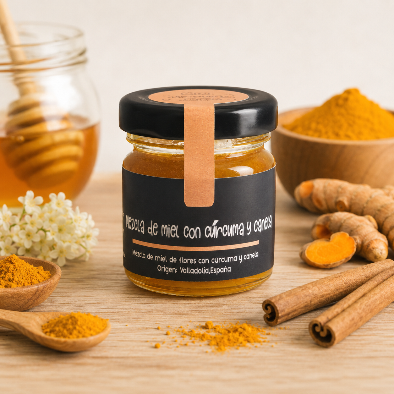 Miel Con Cúrcuma Y Canela Kamarere 42 g_2