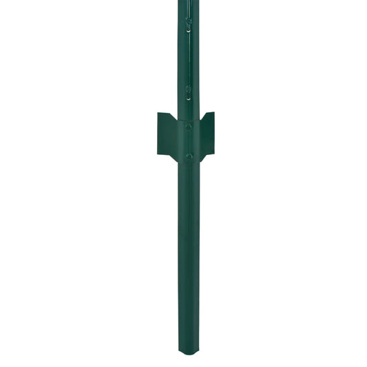 Valla De Malla Alambre Con Postes Acero Verde 25x2 M / Vetonek_0