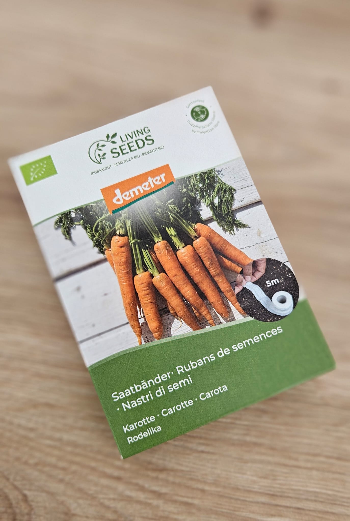 Tira De Semillas Zanahoria Rodelika_0