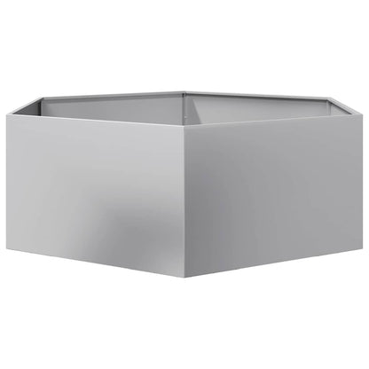 Jardinera Hexagonal Acero Galvanizado 138x120x45 Cm_4