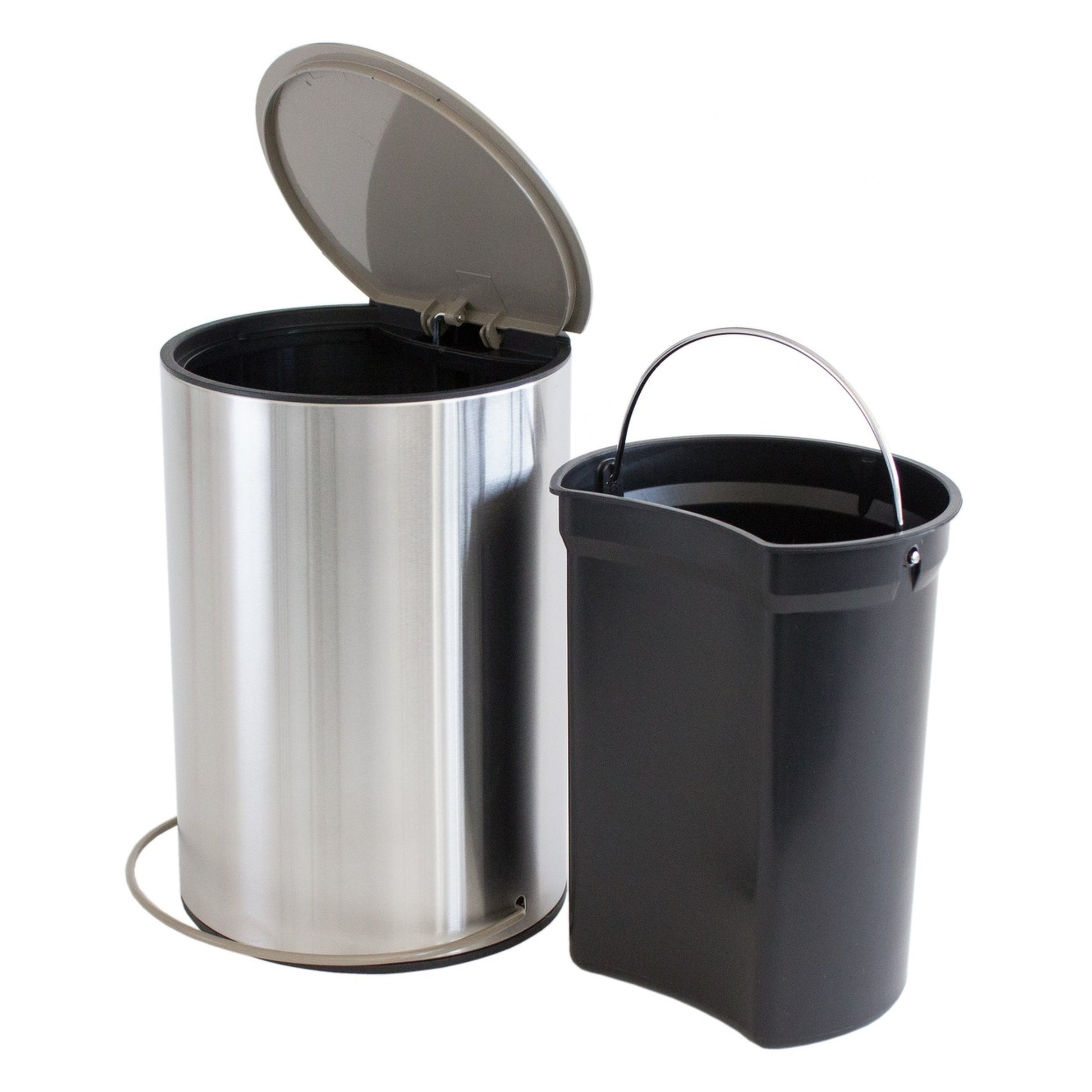 Cubo De Basura 5l, Cromado, 5 Litros_3