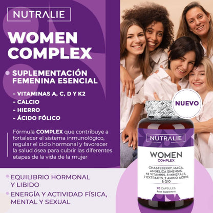 Women Complex + Q10 Actividad Hormonal Nutralie 90 Cápsulaslie 90 Cápsulas