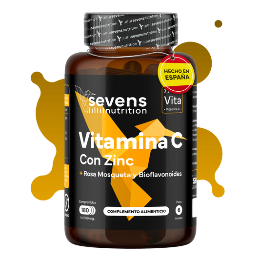 Vitamina C Con Zinc, Bioflavonoides Y Rosa Mosqueta De Sevens Nutrition. Refuerzo Del Sistema Inmunológico_0