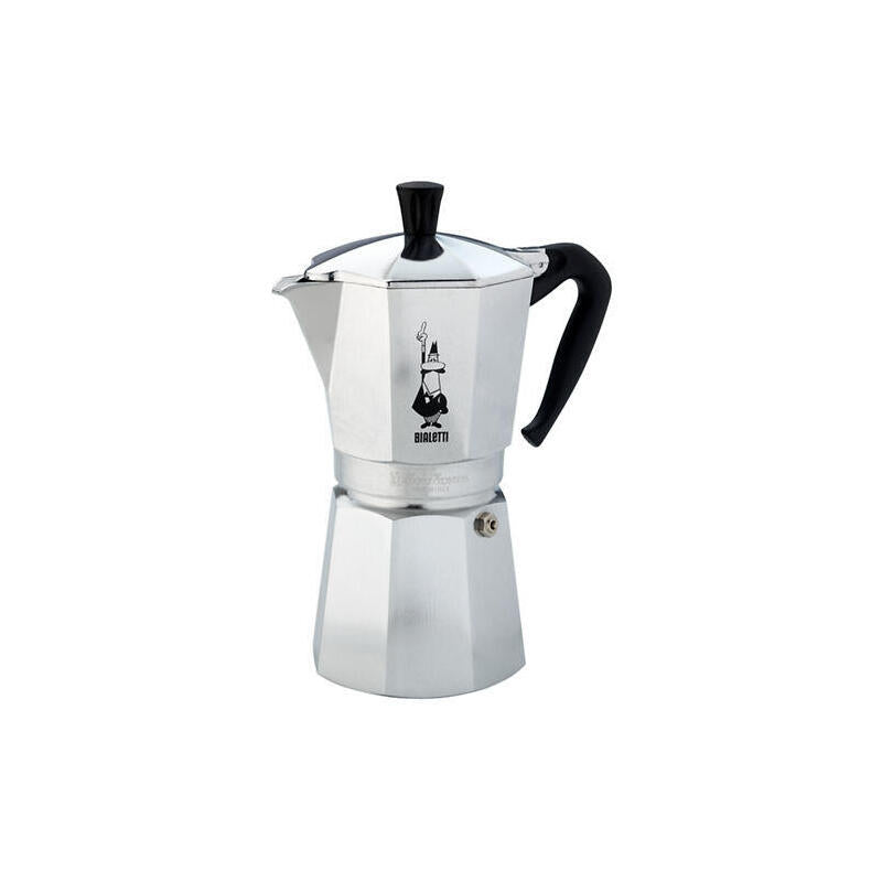 Cafetera Italiana Bialetti Moka Express 0,55 L Aluminio, Negro_0