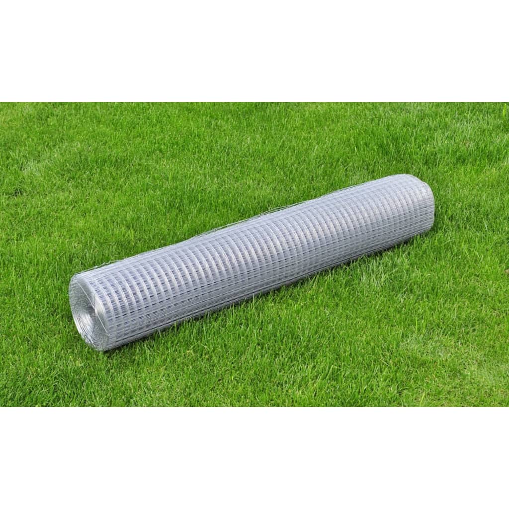 Alambrada De Gallinero Acero Galvanizado Plateada 25x1 M / Vetonek_3