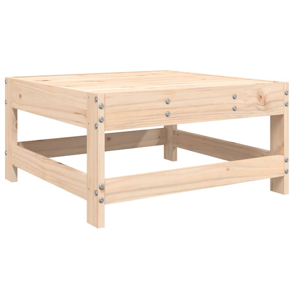 Vidaxl Juego Muebles De Jardín 10 Piezas Madera Maciza Pino_4