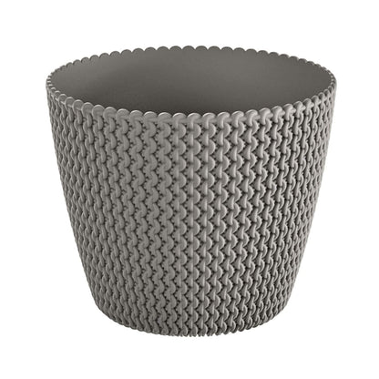Maceta Redonda 28,2l Prosperplast Splofy De Plastico En Color Gris, Ø39,1 X 33 Cm_0