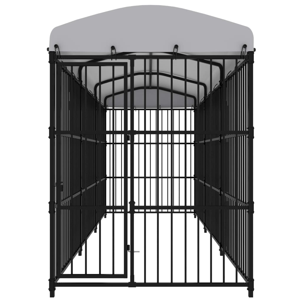 Vidaxl Perrera De Exterior Con Techo 450x150x210 Cm_1