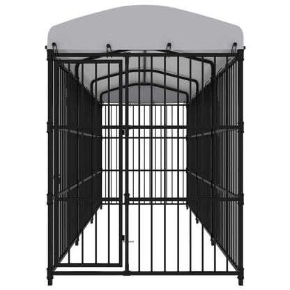 Vidaxl Perrera De Exterior Con Techo 450x150x210 Cm_1