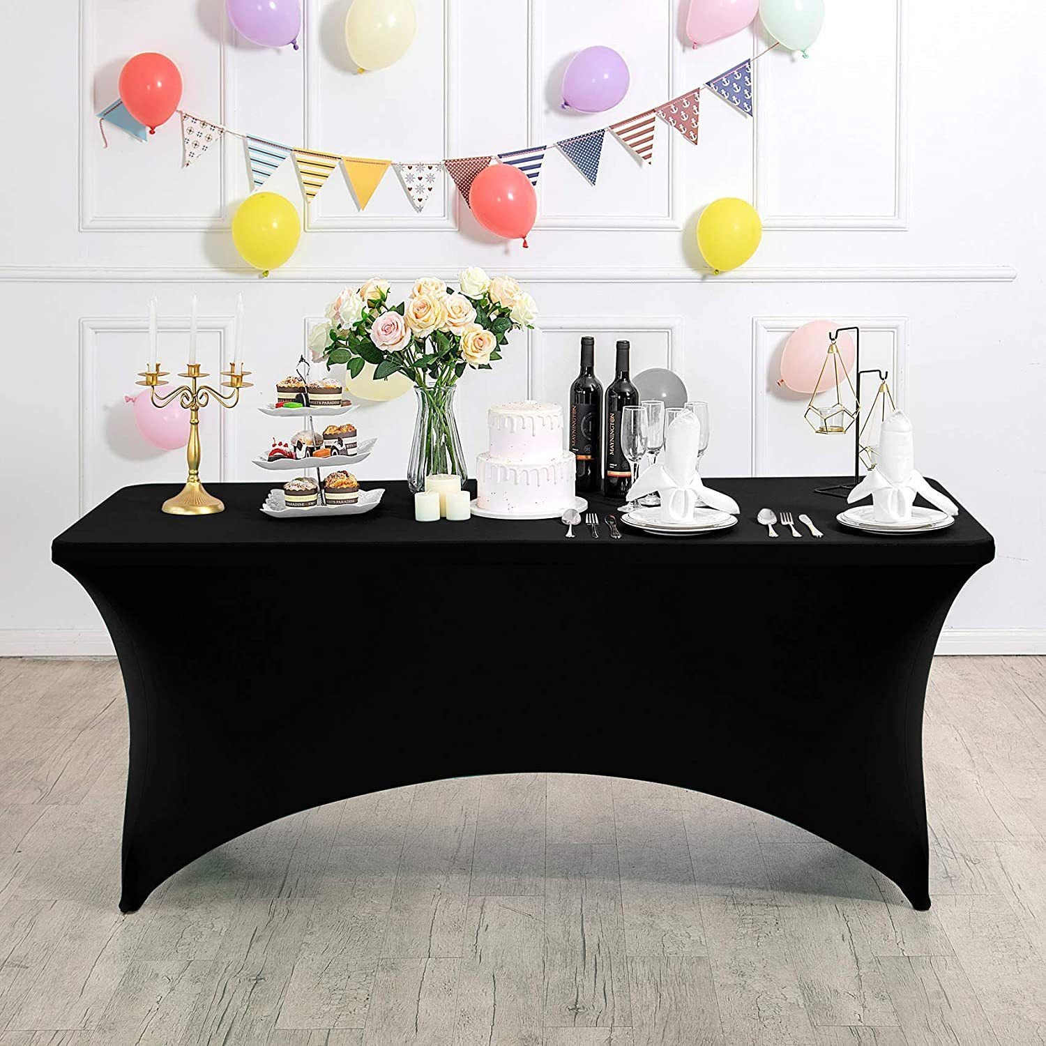 Mesa Plegable 150cm Blanca + Funda Catering 7house_4