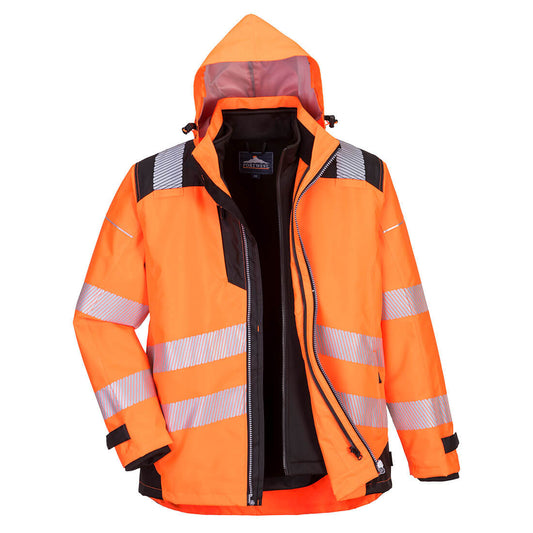Chaquetas Multi-uso Portwest: Protección Y Versatilidad / S / Naranja-negro_0