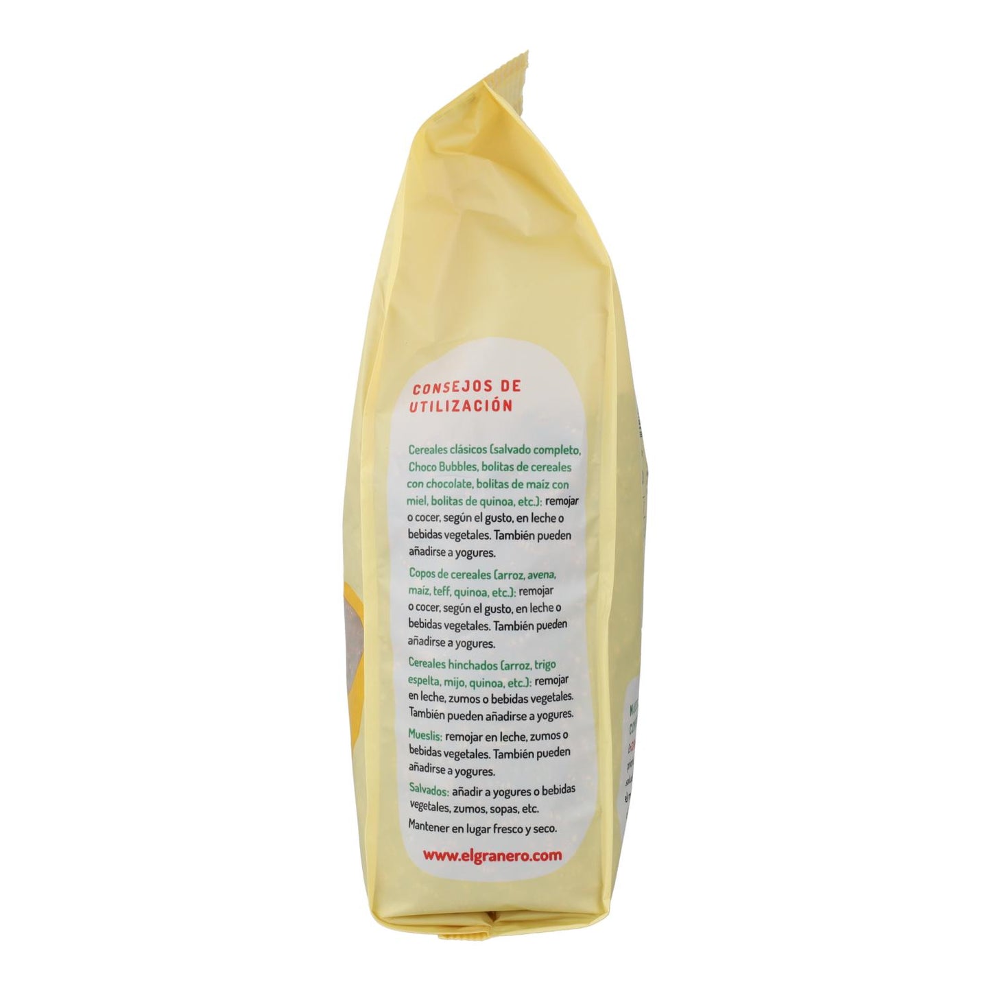 Arroz Integral Hinchado con Ágave y Cacao El Granero, 300g