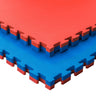 Tatami Puzzle 4cm 100x100cm – Superficie T Azul/rojo