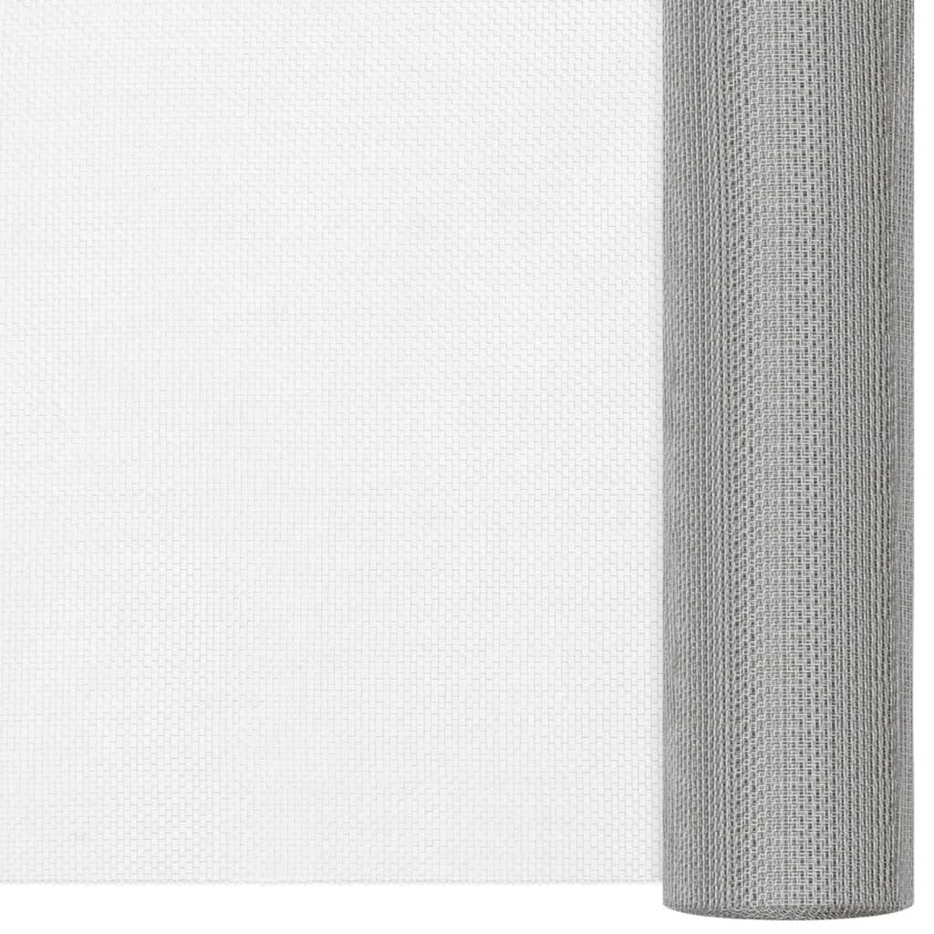 Malla Mosquitera De Acero Inoxidable Plateada 80x2000 Cm / Vetonek_2