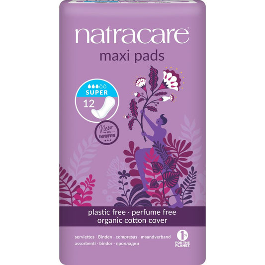 Compresa super maxi Natracare 12 Uds