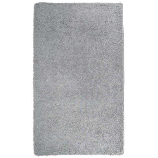 Vidaxl Alfombra De Pelo Largo Navarra Gris Claro 60x100 Cm Poliéster_0