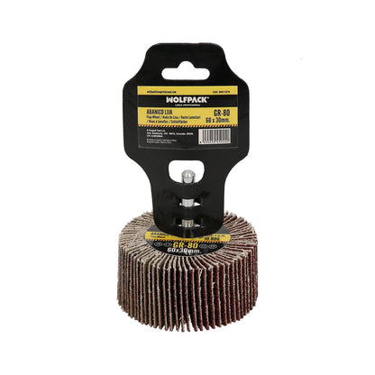 Abanico Lija Grano 80 Medida Ø 60 X 30 Mm. Disco Abrasivo Laminas, Ruedas Mil Hojas, Ruedas Abrasivas,lijado,desbaste,pulir