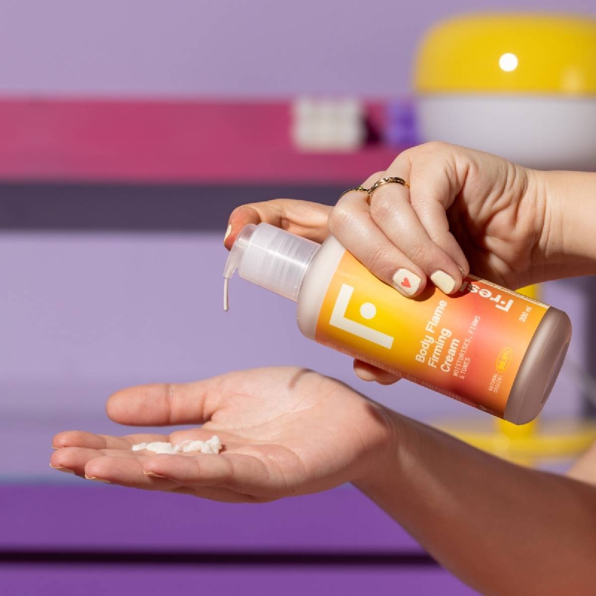 Pack 2x Crema Reafirmante Body Flame Freshly 200ml