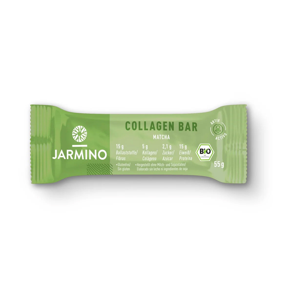 Barrita de Colágeno Matcha BIO 55g