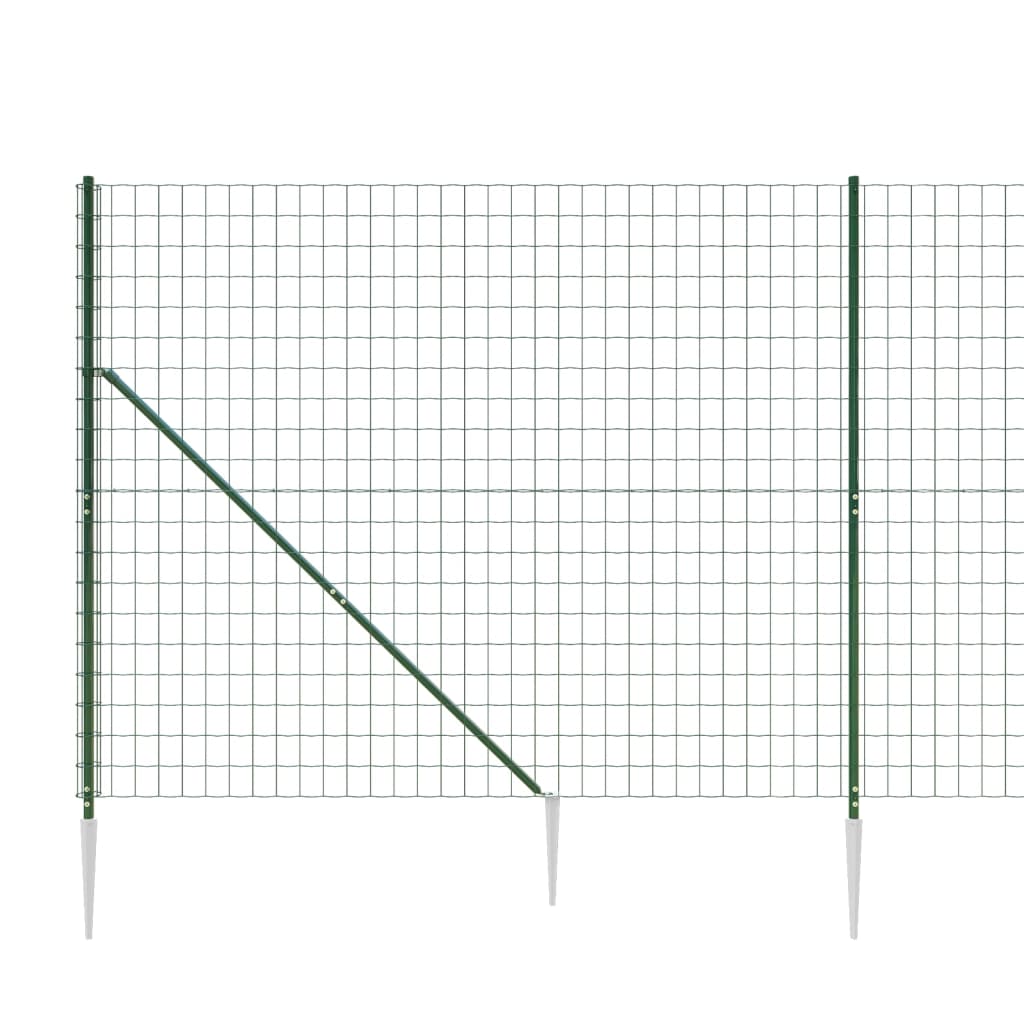 Cerca De Alambre Con Pinchos De Anclaje Verde 1,4x10 M / Vetonek_1