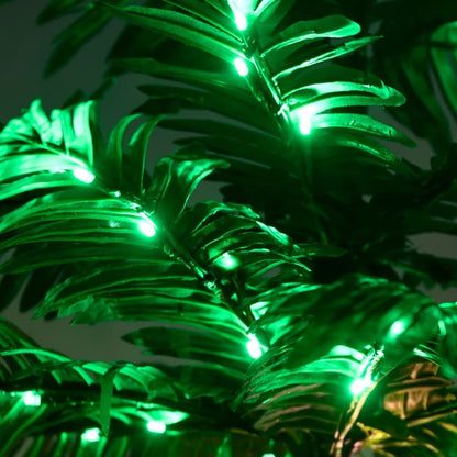 Vidaxl Palmera Artificial Con 96 Led Blanco Cálido 180 Cm_3