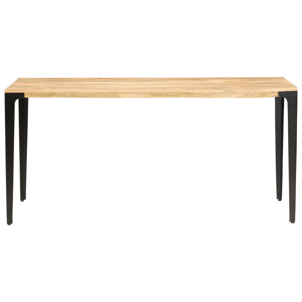 Mesa De Comedor De Madera Maciza De Mango 160x80x76 Cm_0