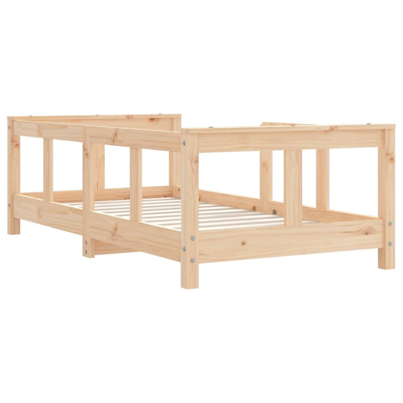Vidaxl Estructura De Cama Para Niños Madera Maciza De Pino 70x140 Cm_5