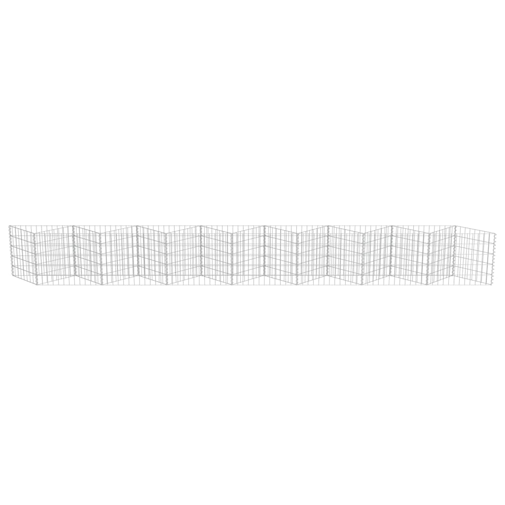 Muro De Gaviones De Acero 450x30x50 Cm / Vetonek_1