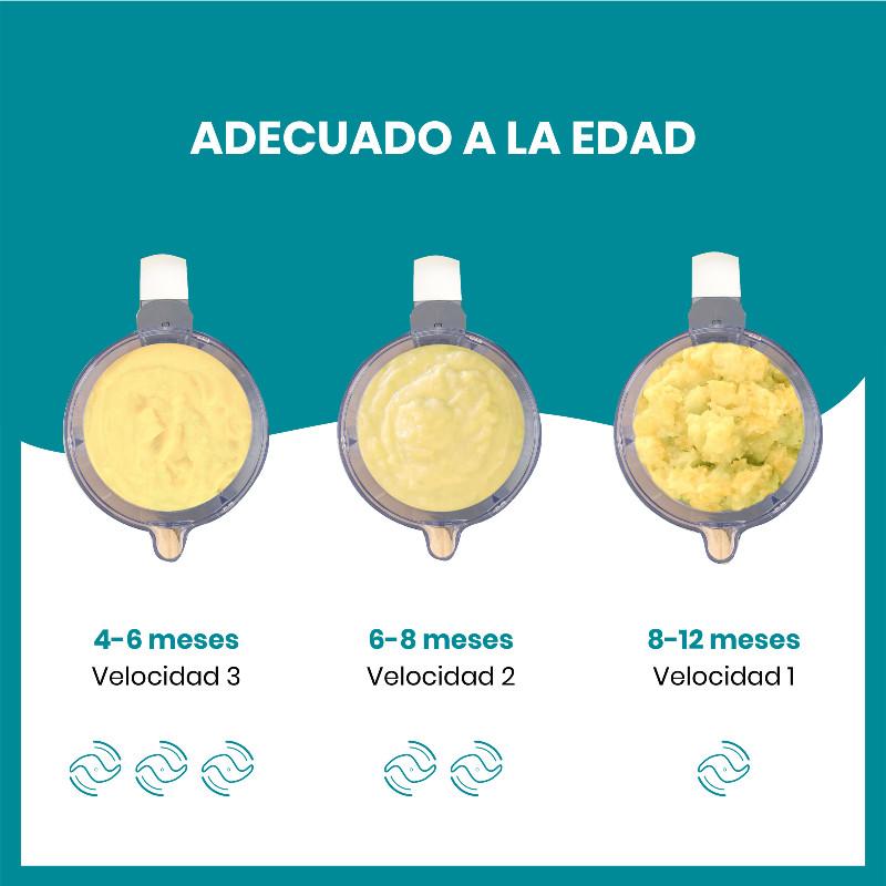 Robot multifunción Nutribaby (+) Blanco Babymoov Gris Industrial