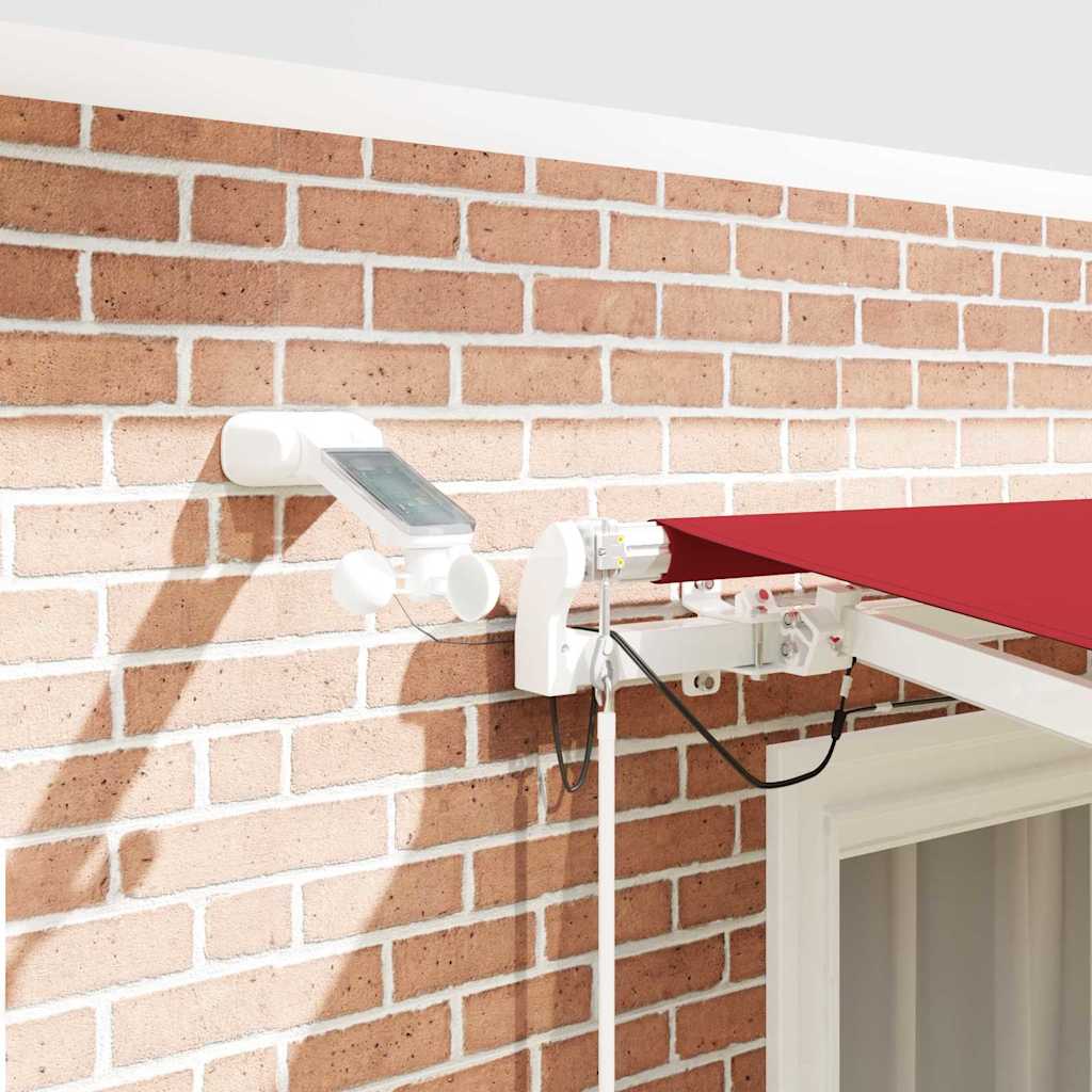Toldo Retráctil Rojo 300 X 250 Cm Poliéster_3