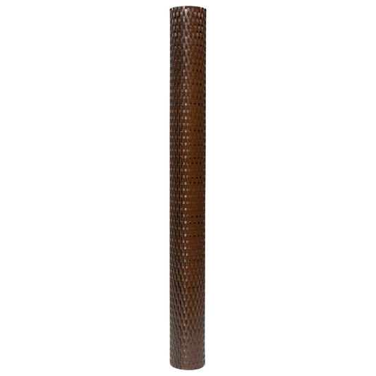 Toldo Para Balcón Ratán Sintético Marrón Y Negro 500x100 Cm / Vetonek_0