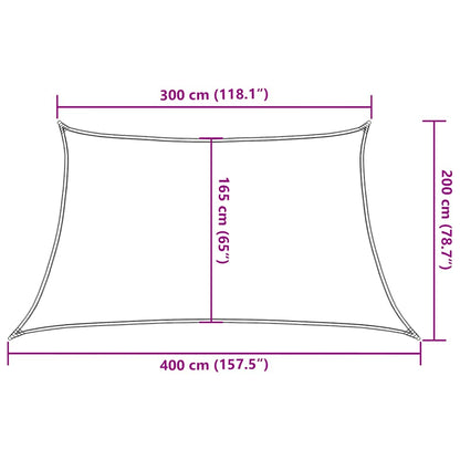 Vidaxl Toldo De Vela Hdpe Gris Taupe 160 G/m² 3/4x2 M_2