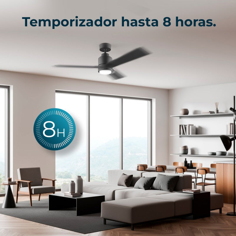 Cecotec Ventilador De Techo Con Luz Ventilador De Techo Energysilence Aero 4850 Style Black_4
