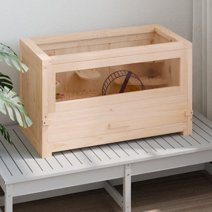 Vidaxl Jaula Para Hámster Madera Maciza Abeto 60x30x35 Cm_1