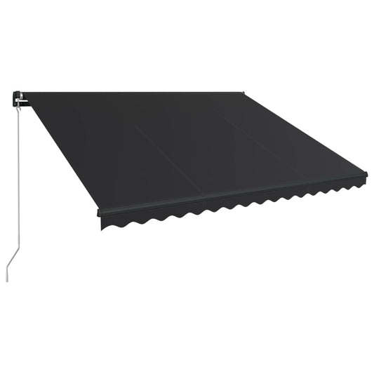 Toldo Retráctil Manual Gris Antracita 450x300 Cm_0