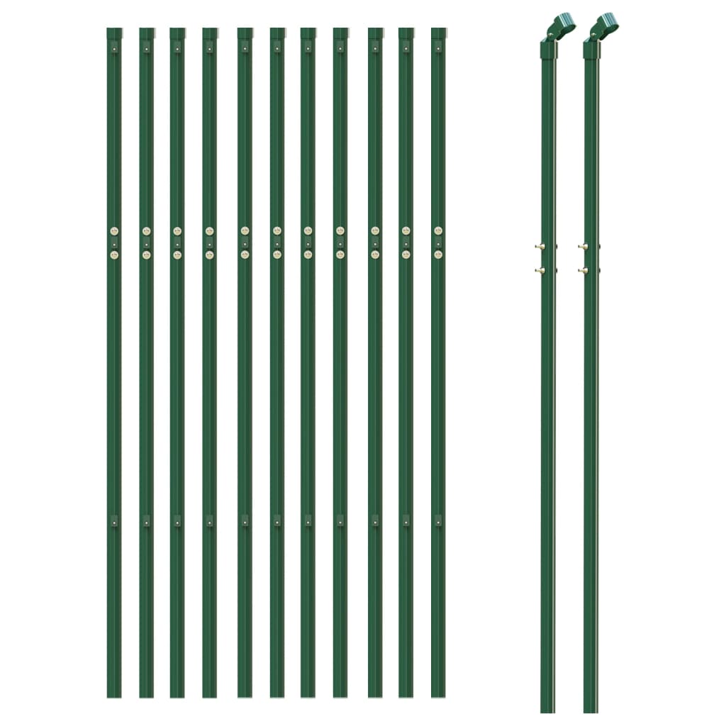 Cerca De Alambre De Acero Galvanizado Verde 1x25 M / Vetonek_3