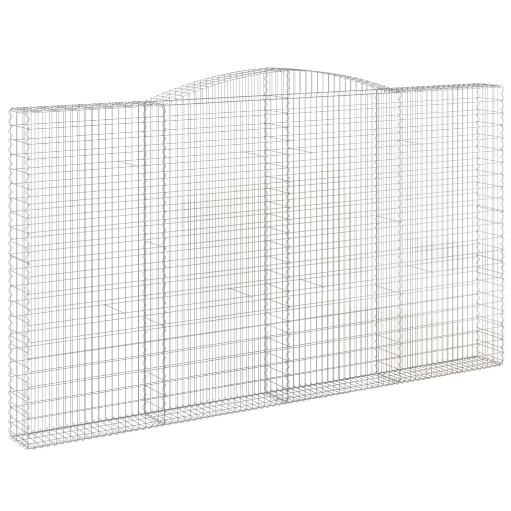 Cestas De Gaviones 6 Uds Forma De Arco Hierro 400x30x220/240 Cm_2