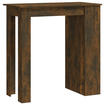 Mesa Alta Con Estante Roble Ahumado 102x50x103,5 Cm_0