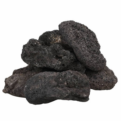 Vidaxl Rocas Volcánicas Negras 10 Kg 10-30 Cm_0