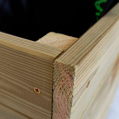 Jardinera rectangular Ghio 120x40x30 Hortalia