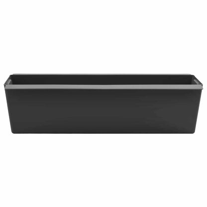 Cajas De Flores Para Palets Euro 12 Uds. Negro Polipropileno_3