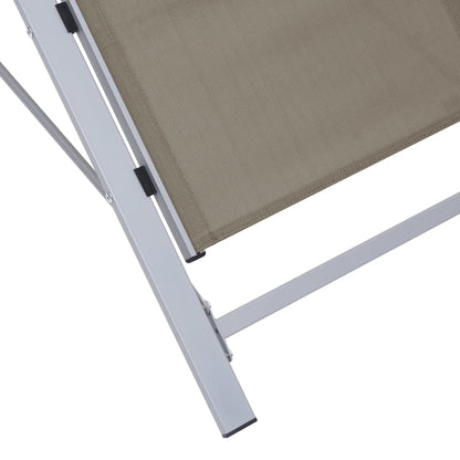Tumbona Textilene Y Aluminio Gris Taupe_4