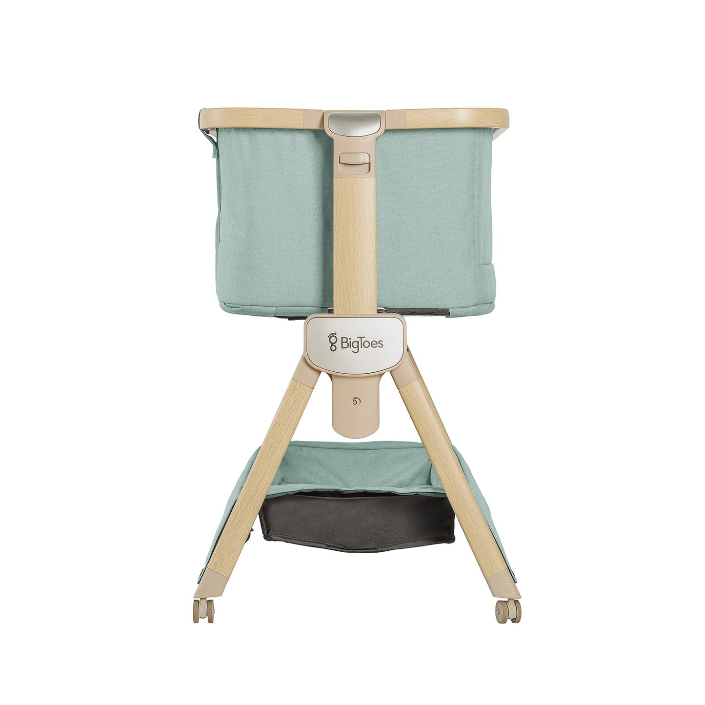 Minicuna De Colecho Plegable Bigtoes Flex Green Mineral_3