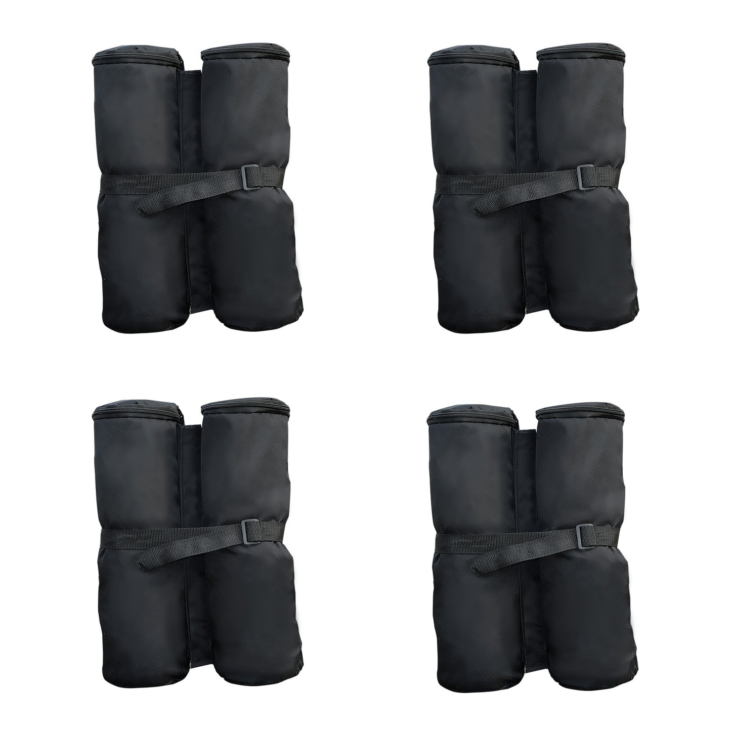 Outsunny Pack 4 Pesos Para Carpas Cenador Pabellón Gazebo Negro_0